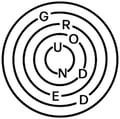 Grounded logo
