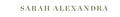 Sarah Alexandra logo