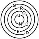 Grounded logo