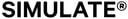 Simulate logo