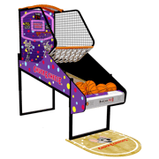 Chuck E Cheese Hoops Pro Game with Floor Mat