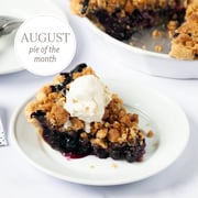 Blueberry Crumble Pie