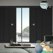 Yoolax Custom XL Smart Sliding Door Blinds Rechargeable
