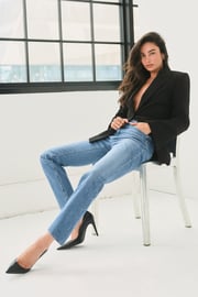 Frenchie High Rise Slim Leg Jeans