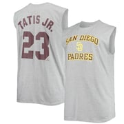 Fernando Tatis Jr. San Diego Padres Big & Tall Muscle Tank Top - Heathered Gray