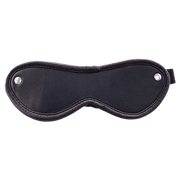 Leather Blindfold Black