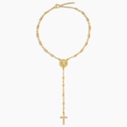 Mini Lady of Guadalupe Rosary Necklace