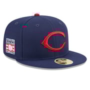 Men's Cincinnati Reds New Era Navy Baseball Hall of Fame 59FIFTY Fitted Hat