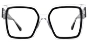 Huffman - Square Black/Crystal Eyeglasses