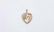 Diamond Eros Heart Gold Locket 18k