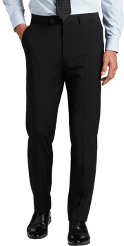 Slim Fit Wool Blend Suit Separates Pants