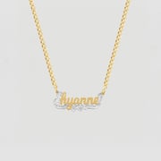 THE CUT NAMEPLATE NECKLACE