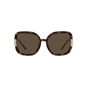 TORY BURCH TY9063U Dark Tortoise - Women Sunglasses, Solid Brown Lens