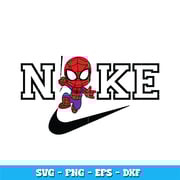 Spiderman nike Svg, Marvel svg, Logo Brand svg, Nike svg, cartoon svg, Instant download.