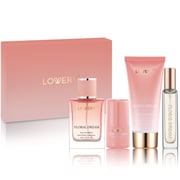 Floral Dream Bath and Body Care - 4pc Womens Gift Set
