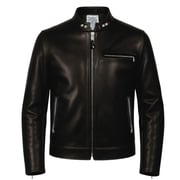 BECK® 732 Northeaster Flying Togs Black Genuine Horsehide Motorcycle Jacket