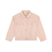Oversized Petal Denim Jacket
