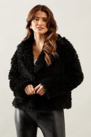 Faux Magnolian Crop Fur Coat