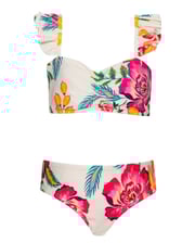PQ Kids Mita Tropical Print Flutter Bikini