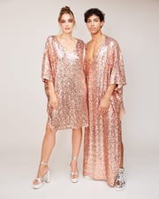 The Sequin Kaftan // ROSE QUARTZ