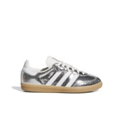 adidas Originals Samba OG "Silver Metallic/Ftwr White/Core White" Preschool Boys' Shoe