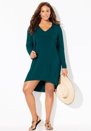 Pack N' Go Wrinkle-Resistant Cover Up Hoodie Dress
