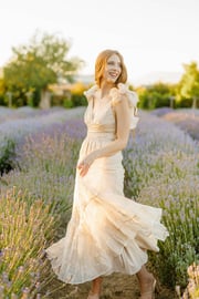 Elena Floral Embroidered Dress