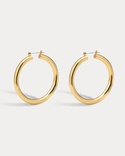 Amalfi Tube Hoops- Gold