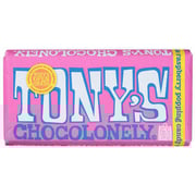 Tony's Chocolonely White Chocolate, Raspberry Popping Candy