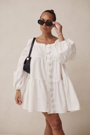 Palmer Dress - White