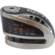 Kovix KNX10 10mm 120db Alarm Disc Lock - Brushed Metal