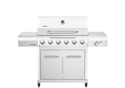Gourmet Pro 6-Burner Stainless Steel Gas Grill with Searing Side Burner