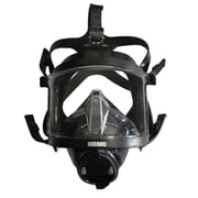Interspiro Divator Full Face Mask with Hatch Natural Rubber Black without Breathing Valve Open Box