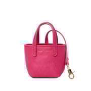 Micro Tote Bag Charm Pink