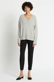 Lucillian V Neck Knit Top