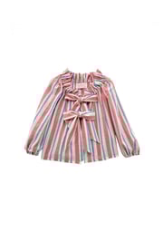 Bettie Ann Blouse - RWB Stripe