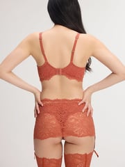 Romantic Corded Lace Garter Skirt