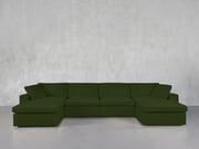 6-Seat Modular Double Chaise Sectional