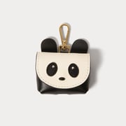 Panda Animal AirPods Clip-On Pouch - Panda Black/Gold