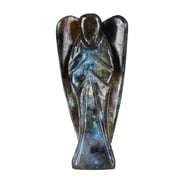 Hand Carved Labradorite Angel – For Aura Protection
