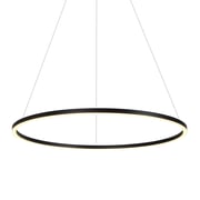 VONN Tania VMC34912BL 51" ETL Certified Integrated LED Ring Chandelier Height Adjustable Pendant in Black