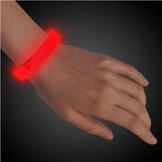 Red Triple Wide 9" Glow Bracelets