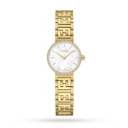 Forever Fendi 19mm Mother of Pearl Dial Diamond Bezel