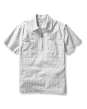 The Exhaust Shirt in Natural Stripe