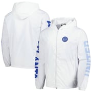 Men's Atlanta United FC White Graffiti Hoodie Full-Zip Windbreaker