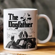 The Dog Father - Dog Dad Gifts - Mafia Dogs - Personalized Mug