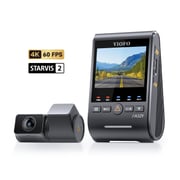 VIOFO A329S 2CH 4K 60FPS+2K HDR Dash Cam with Sony STARVIS 2 Sensor, Built-in Wi-Fi 6 and GPS, Support SSD Storage, Low Power Impact Detection, Hybrid Parking Recording