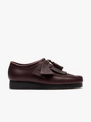 Wallabee Leather Shoe - Purple Grape Leather