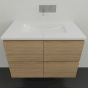 Timberline Nevada Wall Hung Vanity with Alpha Ceramic Top