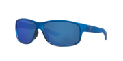MAUI JIM Kaiwi Channel Blue Black Havana - Unisex Sunglasses, Blue Hawaii Mirror Polarized Lens